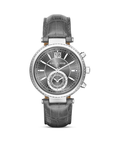 Michael Kors Sawyer Chronograph Watch, 39mm In Gray